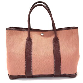 エルメス ガーデンパーティPM トートバッグ ルージュアッシュ □O刻印 レディース HERMES ABランク 中古