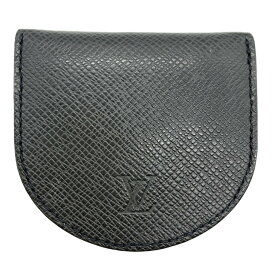 ルイ ヴィトン タイガ ポルトモネ キュヴェット コインケース 小銭入れ レザー カーフ ブラック M64422 LOUIS VUITTON Aランク
