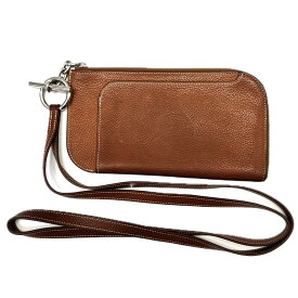 エルメス スマートフォンケース ストラップ GM フォーヴ バレニアフォーブル シルバー金具 Z / Y刻印 HERMES ABランク 中古