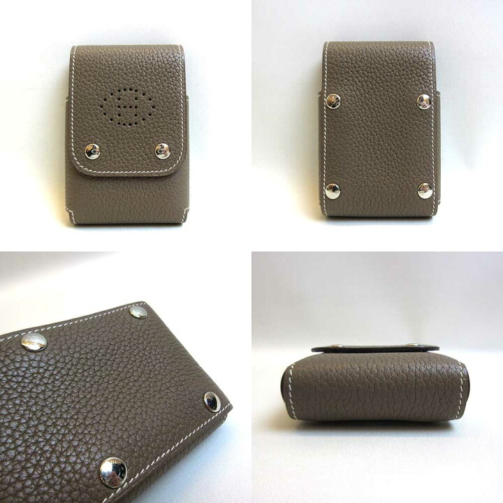 楽天市場】エルメス 小物 トランプケース&トランプ レザー エトゥープ  