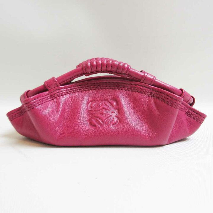 楽天市場】ロエベ ナッパアイレ コインケース ピンク レザー LOEWE A 