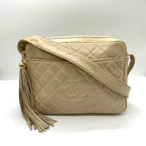 楽天市場】chanel マトラッセ フリンジ ショルダー（カラーベージュ 