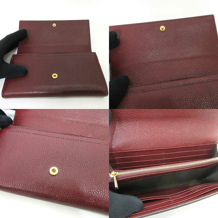 楽天市場】グッチ 財布 ズゥミ コンチネンタルウォレット ボルドー系 