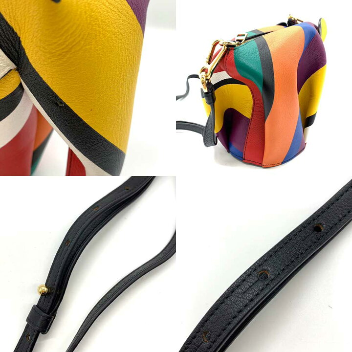 楽天市場】ロエベ バッグ エレファント ショルダーバッグ マルチカラー  