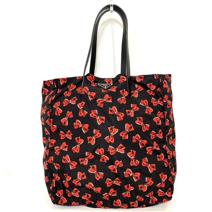 楽天市場】プラダ バッグ ハワイ限定 BYOBAG トートバッグ ネロ 