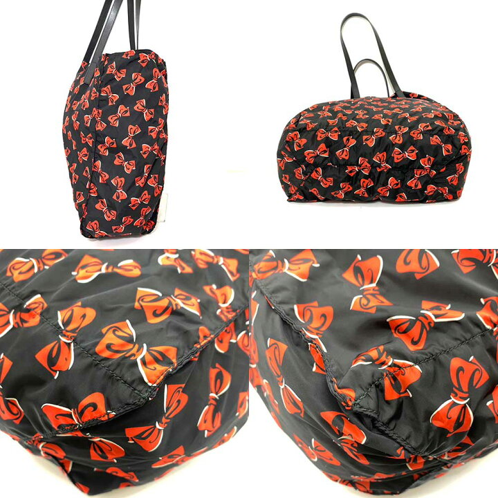 楽天市場】プラダ バッグ ハワイ限定 BYOBAG トートバッグ ネロ