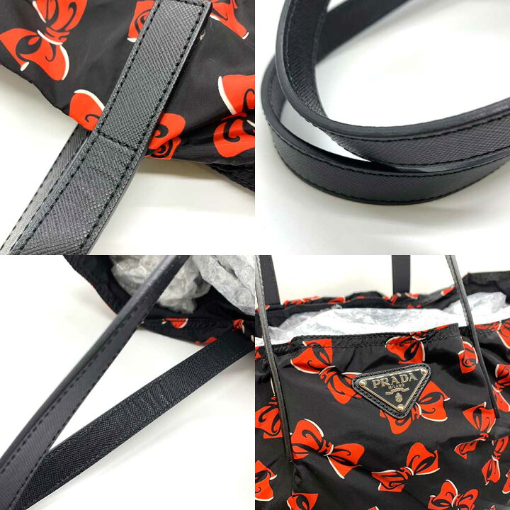 楽天市場】プラダ バッグ ハワイ限定 BYOBAG トートバッグ ネロ 