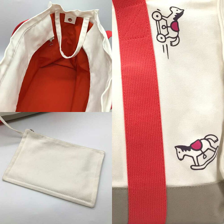 楽天市場】エルメス アダダ マザーズバッグ キャンバス アイボリー 