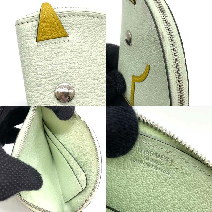 楽天市場】エルメス 財布 パドック ウォレット ホワイト系×イエロー  