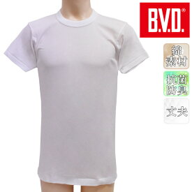 インナー メンズ BVD 丸首半袖Tシャツ FE313 単品 メンズ bvd メンズ 下着 メンズ 丸首 インナー 半袖 クルーネック bvd インナー b.v.d. 綿100% uネック tシャツ 無地 メンズ（03568）