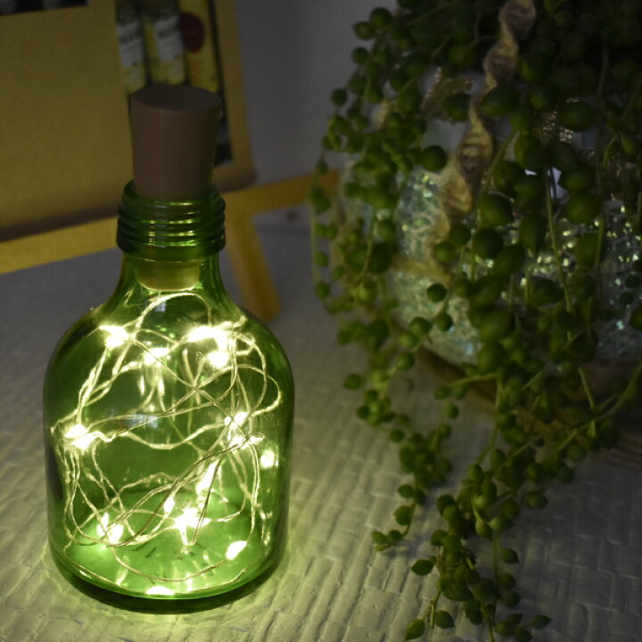 楽天市場 コルクライト ボトルライト Led 電池付 3ｍ スイッチ付 点灯タイプ コルク型 Diy イルミネーション インテリア 空き瓶 ワイン瓶 栓 グラスライト 巣ごもり生活 気分転換 ヲタ活 推し色 推し活 サムシングブルー Bottlelight Collectshop 楽天市場店
