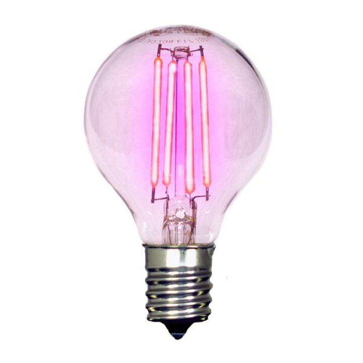 楽天市場 新商品 カラーフィラメント ピンク Led 電球 あめだま E17 4w 飴玉 桃色 明るめ 小型電球 モモピンク インテリア おしゃれ ランプ ボール型 Fldc G45 P Collectshop 楽天市場店