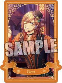 【新品/公式】 うたの☆プリンスさまっ♪Shining Live_サテンステッカー Eternal Halloween Spooktacular アナザーショットVer. 神宮寺レン 公式グッズ 公式ライセンス colleize コレイズ アニメ キャラクター グッズ