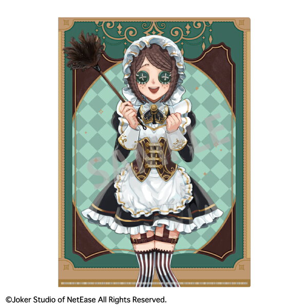 【新品/公式】 Identity V 第五人格_A4シングルクリアファイル_庭師/メイド&バトラー×スチームパンク 公式グッズ 公式ライセンス colleize コレイズ アニメ キャラクター グッズ