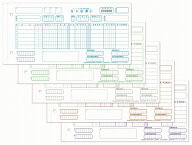 チェーンストア統一伝票手書用No.あり