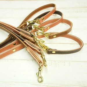 【marco】「ピンク」ベース リード 【全4種】 ピンク ブラウン チョコ 送料無料 本革 超小型犬 小型犬 チワワ トイプードル ダックス シュナウザー