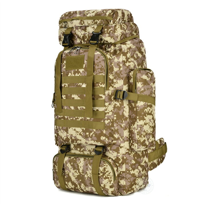 楽天市場】ミリタリー バッグ 大容量 防災リュック 登山リュック 80L 