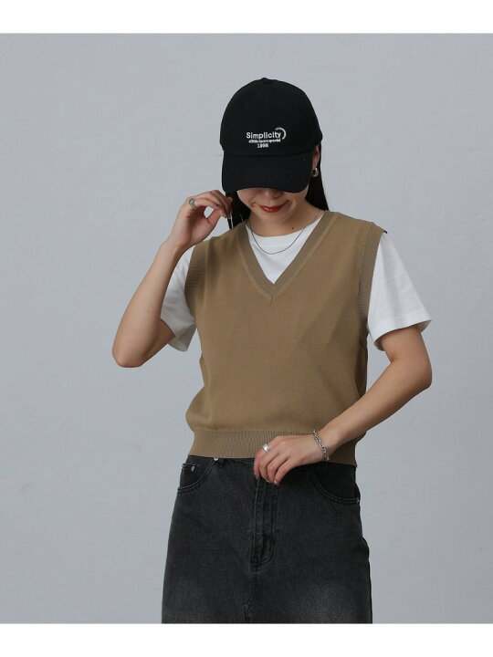 楽天市場】【SALE／70%OFF】【着用動画あり】Vネックニットベスト  