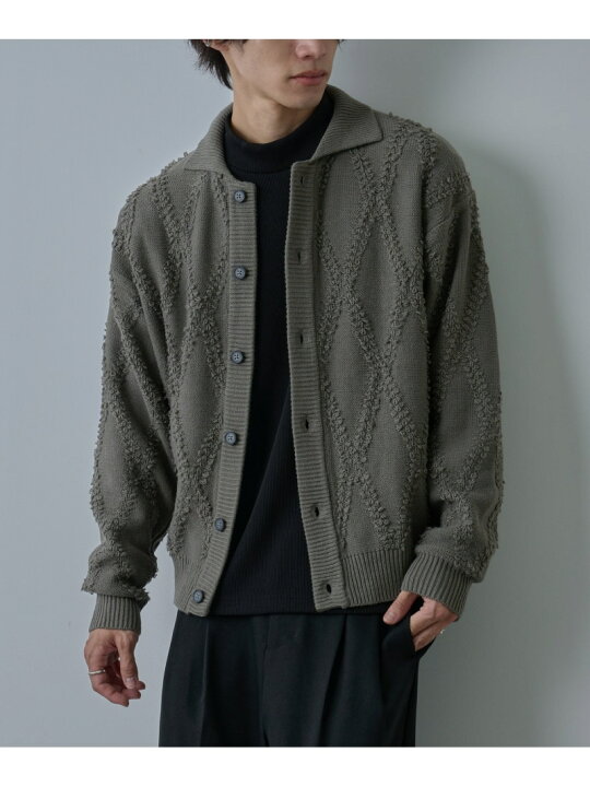 楽天市場】【SALE／70%OFF】衿付き柄ニットカーディガン COLONY 2139 