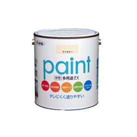 アサヒペン 水性多用途EX クリーム色 (全20色) [1.6L] 水性アクリル樹脂塗料