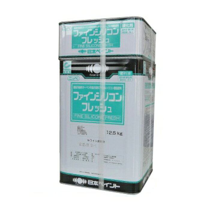 楽天市場】【送料無料】 ニッペ ファインシリコンフレッシュ クリヤー ニッペファインシリコンフレッシュ ND-461 15kg set