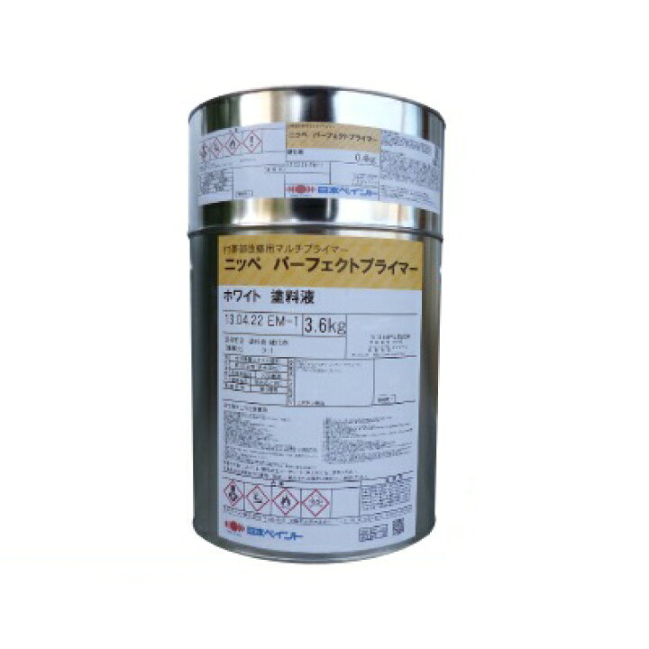 楽天市場】ニッペ パーフェクトプライマー [4kgセット] 日本ペイント ニッペパーフェクトプライマー