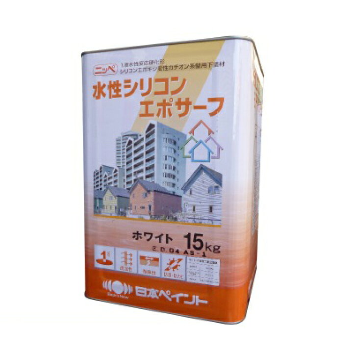楽天市場】【送料無料】 ニッペ 水性シリコンエポサーフ [15kg] 日本 