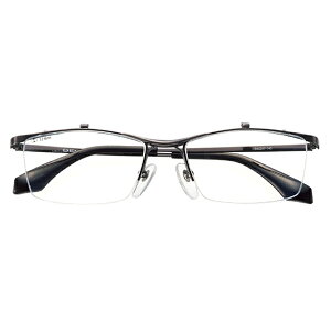 《お買い物マラソン》Nikon医療用レンズ 跳ね上げ式 度付きメガネ スクエア 単式 跳ね上げ 鼻パッド付き 男女兼用 おまけ付き キャスト 5617 日本製レンズ ニコンレンズ 医療用レンズ 4大眼疾