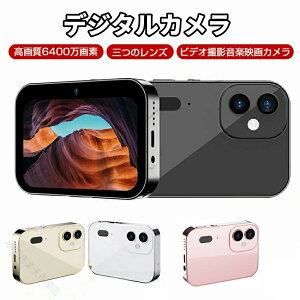 �f�W�^���J���� �R���p�N�g 6400����f ���^ CMOS �^�b�`�t�� 4K ���� ���y�Đ� �^�� �X�}�z�]�� �I�[�g�t�H�[�J�X OTG�Ή� 16�{�Y�[�� Vlog�Ή� �y�� ���掿 �g�ѕ֗� �q�� ���s �L�^ �B�e ���S��