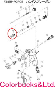 【FINER-FORCE用No.30 弁シートセット1個】421248パーツ販売【ファイナーフォース】タイプR、タイプT、タイプBタイプC用明治機械製作所 meiji【スプレーガンの弁シートセット(バルブシール)です