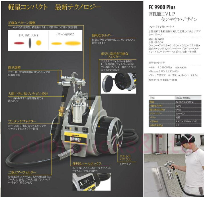 楽天市場】【FC9900 PLUS】【標準セット】【ガン/本体/ホース付属 