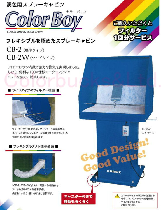 楽天市場】【カラーボーイ・ワイド型】【CB-2W】Color-boy小型スプレー 