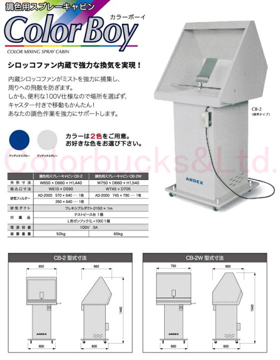楽天市場】【カラーボーイ・ワイド型】【CB-2W】Color-boy小型スプレー 
