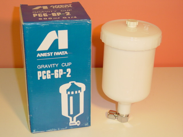 上等 ANEST IWATAアネスト岩田ＰＣＧ-6Ｐ-2 セール 樹脂製上カップ CAMPBELL 600mlエアースプレーガンにアネスト岩田キャンベル