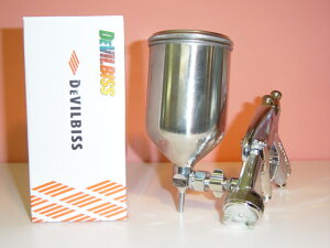 【KG-400-FA(KG-400-FA) Devilbiss デビルビスフリーアングル・スタンディングステンレス塗料 カップ400cc KG-400C-FA カップ取り付け部1/4【スプレーガン別売】