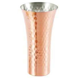 タンブラー/ビアカップ 【380ml】 日本製 銅製 省エネ効果 純銅鎚目一口ビール 『アサヒ』【タンブラー,ビアカップ,380ml,日本製,銅製,アサヒ,夏物,なめらかな泡,熱伝導,ビール,ハイボール,バー】