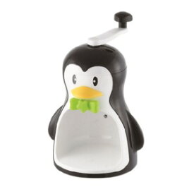 かき氷器 アイスシェーバー 約幅210mm ブラック 製氷カップ1個付き 手動型 日本製 クールズペンギン キッチン 台所 子供 夏