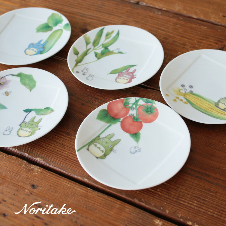 楽天市場】となりのトトロ 野菜シリーズ 15.5cmプレート5枚セット（絵 