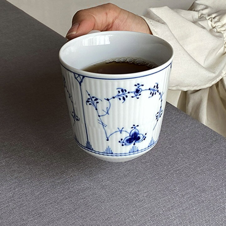 楽天市場】ロイヤルコペンハーゲン ブルーフルーテッド プレイン マグ 