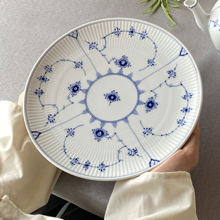 楽天市場】ロイヤルコペンハーゲン ブルーフルーテッド プレイン 