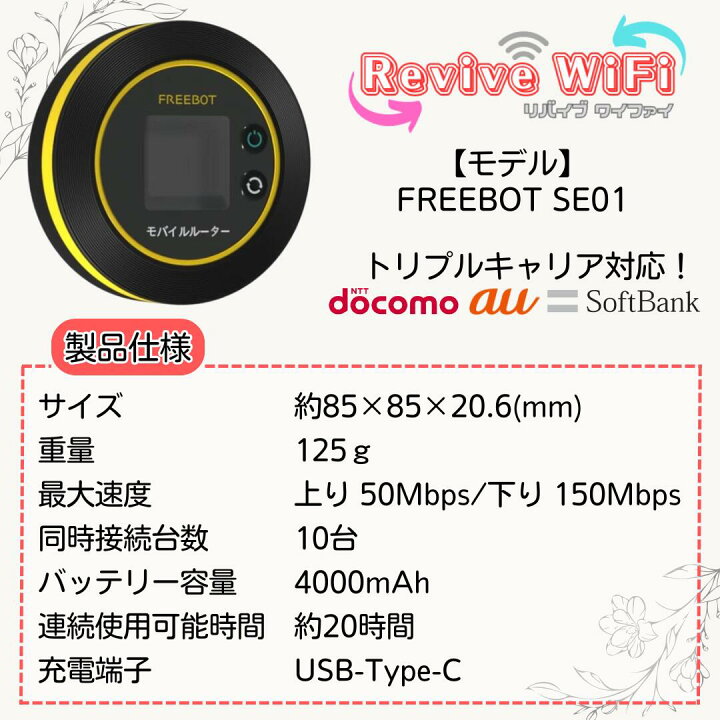 楽天市場】ポケットWiFi チャージ式WiFi 契約なし 月額0円 工事不要 