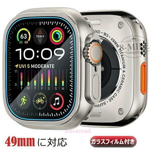 Apple Watch Ultra2 �P�[�X ������ �K���X�t�B�����t�� �A�b�v�� �E�H�b�` �E���g�� 49mm �P�[�X Apple Watch Ultra �P�[�X �������� ������ 49mm ��̌^�ی� �A