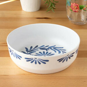 ボウル 19cm アズール プラスチック メラミン ( 食洗機対応 サラダボウル 鉢 中鉢 メラミン製 割れにくい 軽い 子供 お年寄り 介護 サラダ スープ フルーツ おしゃれ ) 【3980円以上送料無料