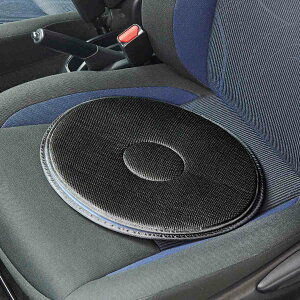 シートクッション 車 回転らくらく クッション 直径37cm ( チェアパッド 回転クッション チェアマット 回転 座布団 カー用品 助手席 後部座席 乗り降り 介護 高齢者 妊婦 着物 回転シート 回