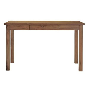 ワークデスク 引き出し付き 木製 幅120cm ( 書斎机 勉強机 つくえ 机 デスク 天然木 ウォルナット 木目 ナチュラル ブラウン おしゃれ )【3980円以上送料無料】