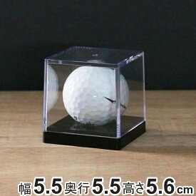 コレクションケース ゴルフボール 卓上 クリアケース クリア 透明 収納 （ ゴルフ ボール サインボール 記念ボール コレクション プラスチック ケース ディスプレイケース ディスプレイ インテリア 日本製 ） 【3980円以上送料無料】
