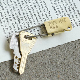 キーホルダー POST GENERAL ブラス キーホルダーピン ヴィンテージ風 （ ポストジェネラル キーリング アクセサリー バッグチャーム おしゃれ 車 家 自転車 キー 鍵 ストラップ カラビナ キーチェーン 紛失防止 便利 プチ ギフト ）【3980円以上送料無料】