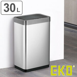 EKO ゴミ箱 30L ミラージュ X センサービン インナーあり ( ごみ箱 30リットル センサー 自動開閉 自動 ダストボックス ふた付き シンプル おしゃれ コードレス USB 充電式 取っ手 インナーボッ