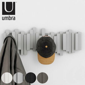 umbra アンブラ フック 5連 スティックマルチフック 壁 （ 壁掛け 小物入れ 壁付け ハンガー ウォールフック コート掛け ハンガーフック 玄関 収納 壁掛けフック 洋服掛け インテリア おしゃれ ） 【3980円以上送料無料】