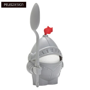 卵ケース Peleg Design エッグカップ アーサー ( エッグスタンド エッグホルダー スプーン付き 食器 朝食 ゆで卵 ゆでたまご 置き 立て 玉子 半熟玉子 騎士 おしゃれ かわいい )【3980円以上送